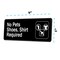 Alpine Industries No Pets, Shoes, and Shirt Required Sign, 3x9, PK15 ALPSGN-13-15pk - alternate 2